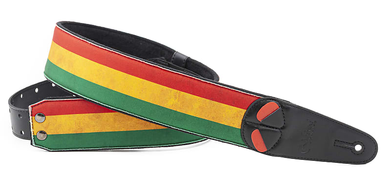 Right On Straps Legend Rasta Unique Mojo Vegan High Quality | Reverb