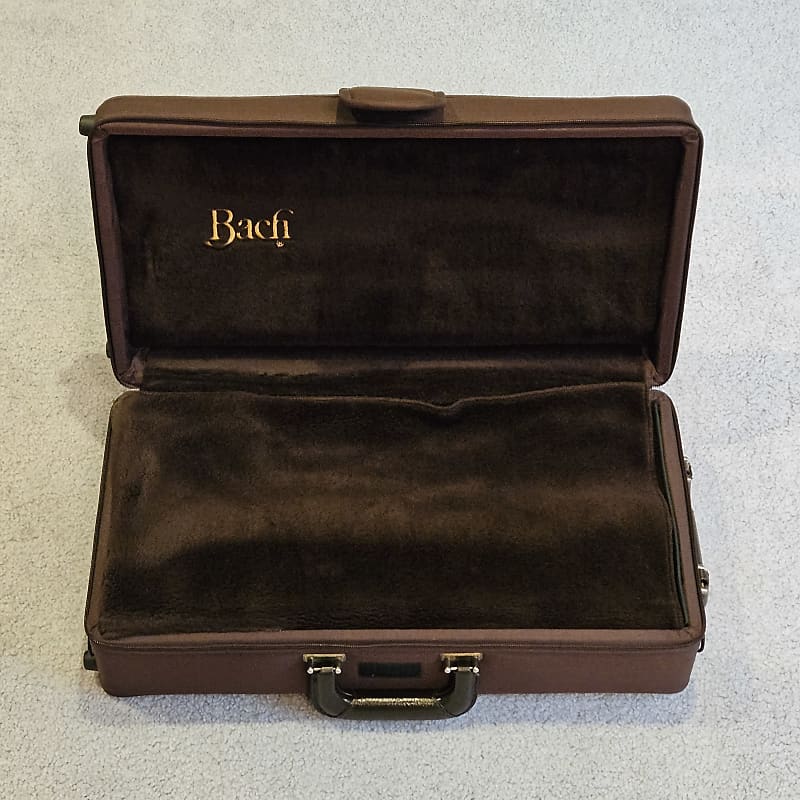 Vincent Bach Stradivarious Trumpet Case - Brown Cloth | Reverb