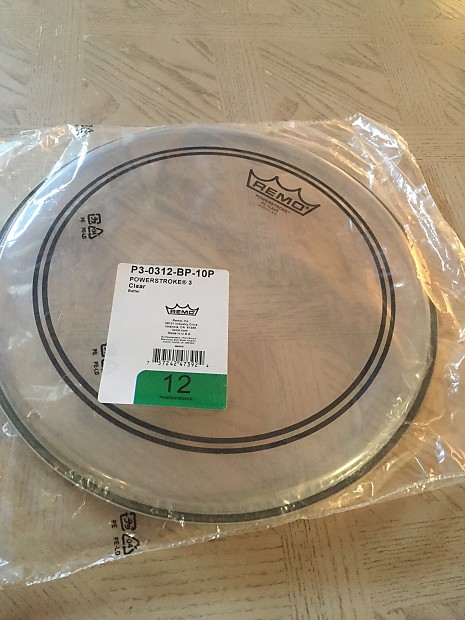 Remo Powerstroke P3 Clear Drum Head 12" image 1