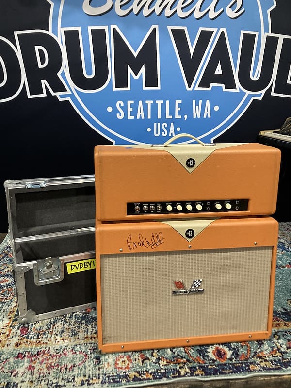 Divided by 13 Brad Whitford's Aerosmith Super Bowl, FTR 37 Amp and 2×12 Combo Autographed image 1