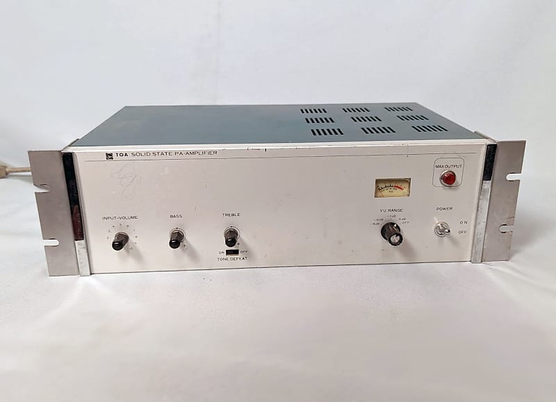 Vintage TOA TA-907 Solid State PA Amplifier - Working