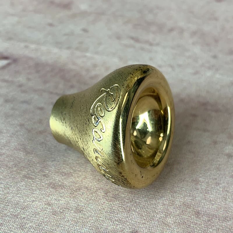 AR Resonance Gold Plated Trumpet Mouthpiece Cup M Lead 40, Gold