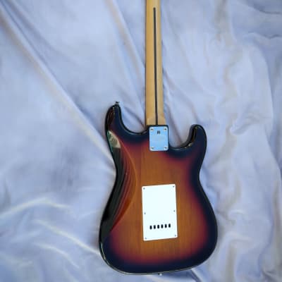 Stagg, LEFT HANDED Stratocaster Style Electric Guitar 2007, Tobacco Burst image 9