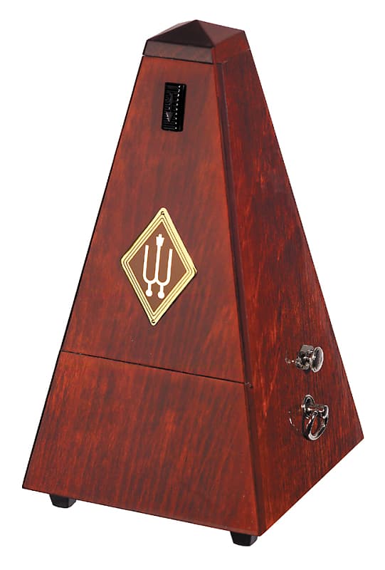 Wittner 811M 800/810 Series Metronome Wood Case Mahogany Gloss Bell image 1