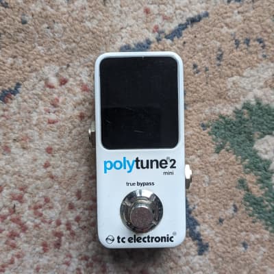 TC Electronic PolyTune 2 Mini Tuning Pedal 2010s - White for sale