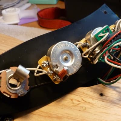 jun-fsrOrville 1997年製 duncan換装　ディマジオ DiMarzio® Model J™ (Jazz) Pre-wired Replacement Pickup Set