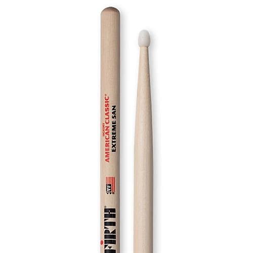 Vic Firth American Classic Drum Sticks, Extreme 5A, Nylon Tip, Pair image 1