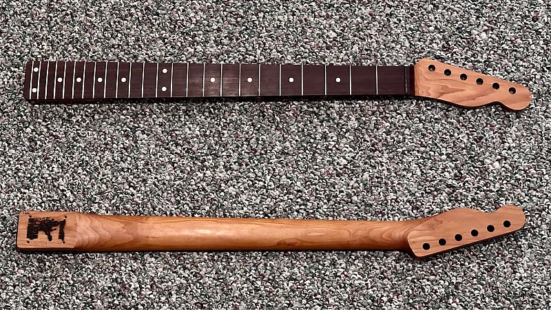 Warmoth Baritone Telecaster Neck (28-5/8” Scale) - Roasted Maple, Dark  Rosewood Fretboard, Stainless Frets, TUSQ Nut