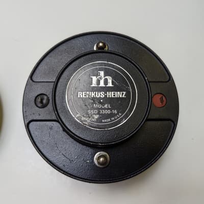 Matched Pair! Renkus Heinz 16 Ohm 3300 High Frequency 2" Throat Drivers - Look And Sound Great! image 4
