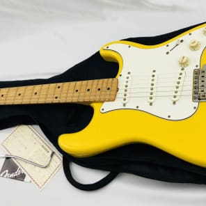 Fender Stratocaster ST-43 Japan MIJ 1993, Rebel Yellow | Reverb