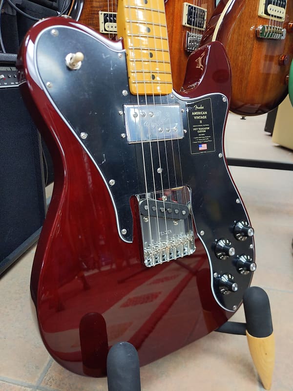 Fender American Vintage II '77 Telecaster Custom - Wine Red image 1