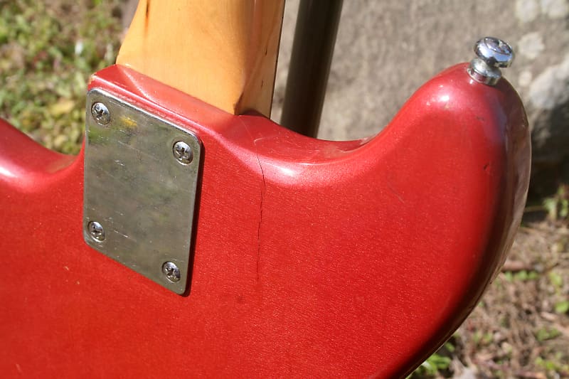 1965 Guyatone LG-80T Japan Vintage Bizarre Guitar - Metallic