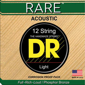 DR RPL-10/12 Rare Lite 12-String Acoustic Strings 10-48/28