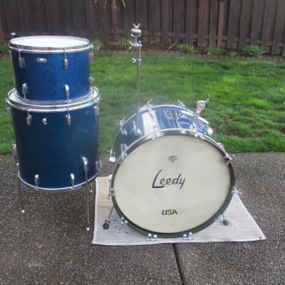 Leedy Vintage Drum Kit, Early 1960s, One Owner --  Outstanding! image 13