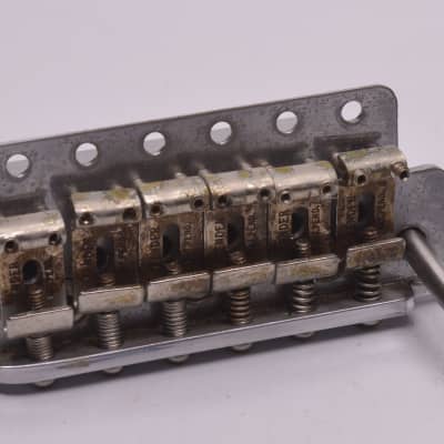 1957-1962 Vintage Fender Custom Shop Stratocaster Bridge PAT PEND ~NICKEL~ Relic 1950' 1960s image 6