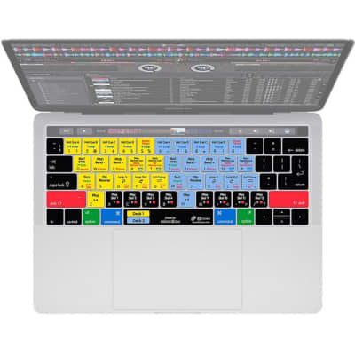 KB Covers  rekordbox Keyboard Cover for Macbook Pro 2016+ with Touch Bar for sale