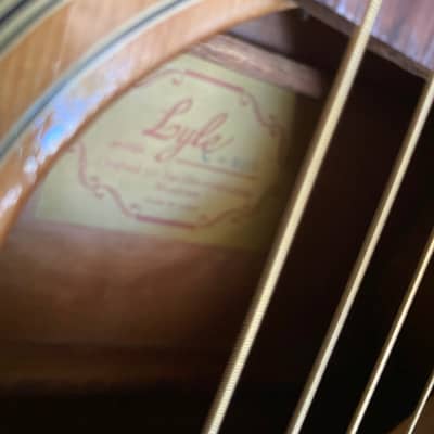 Lyle  Vintage Acoustic Guitar    Model 600  ,    MIJ image 7