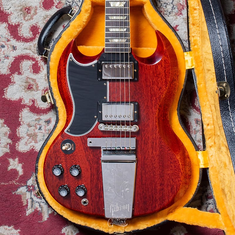 Gibson Custom 1964 Reissue SG Standard Left-Handed - Cherry Red #301714 Second Hand image 1