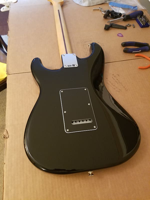 2018 Fender FSR Stratocaster Standard HSS Black MIM Mexican 2018 Fender FSR Stratocaster Standard HSS Black MIM Mexican