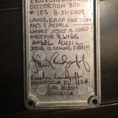 Landgraff Distortion Box #103 w/ original box, letter