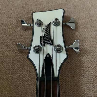 Italia  Imola GP Bass Guitar, Prism White image 18