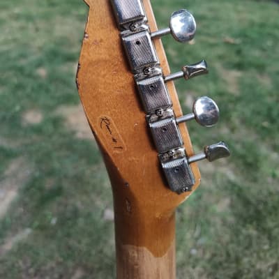 TG Guitars Custom Telecaster The Brothel Made from a Old Growth Pine door from  a 1880's Cleveland Brothel Room # 1 image 6