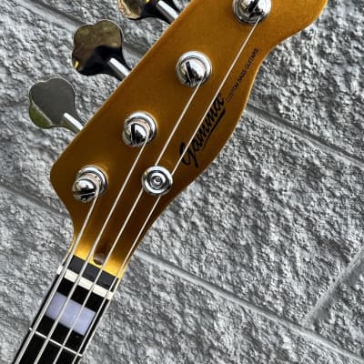 GAMMA Custom Bass Guitar T23-02, 4-String Delta Star Model, Lava Gold image 12