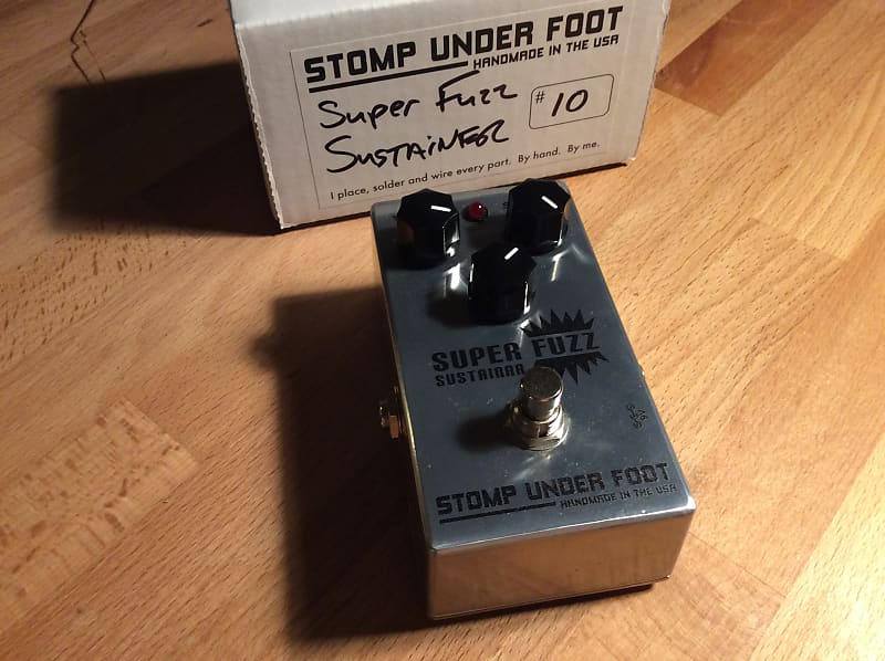 Stomp Under Foot Super Fuzz Sustainar Ultra Rare Vintage Elk Big Muff fuzz  clone