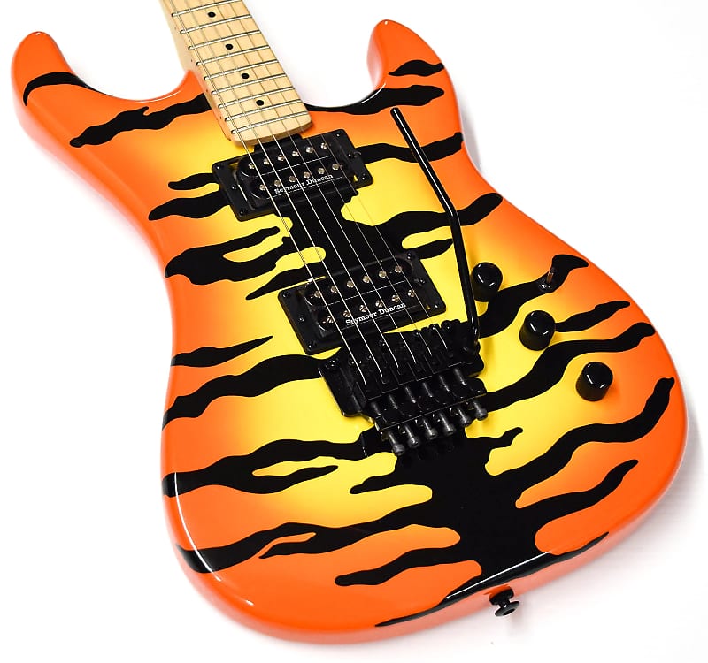 Kramer Pacer Electric Guitar (DEMO) Tiger Stripe image 1
