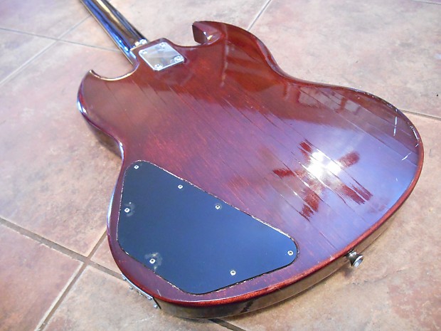 Vintage Morris SG EB Bass Guitar. Made in Japan. | Reverb