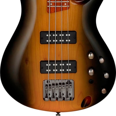 Ibanez SR370E SR Standard 4-String Bass Guitar, Surreal Black Dual Fade Gloss image 1
