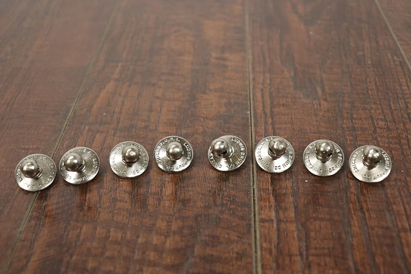 8-pk. Antique Silver Buttons