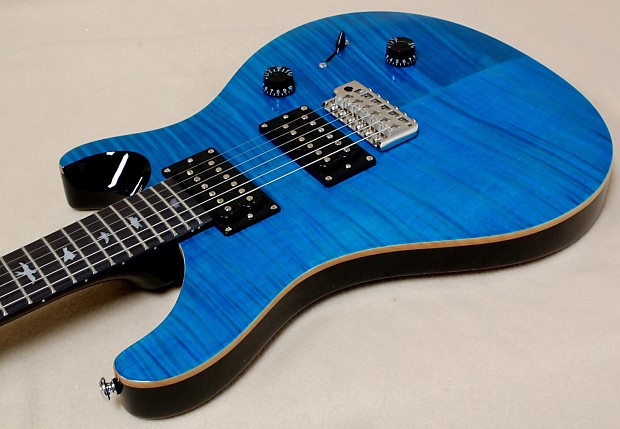 PRS SE Custom 24 2014 Sapphire Blue | Reverb
