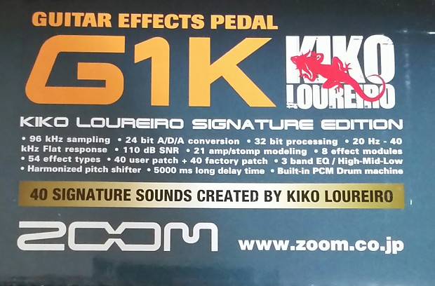 Zoom G1K Kiko Loureiro | Reverb