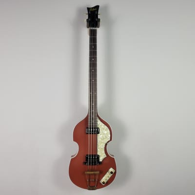 2022 Hofner H500/1-62-PC-0 - Pearl Copper With OHSC & Case Candy image 5