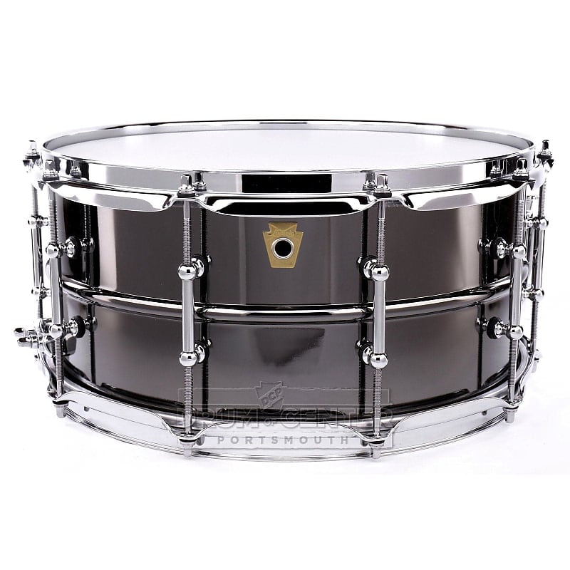 Ludwig Black Beauty Snare Drum 14x6.5 w/Tube Lugs image 1