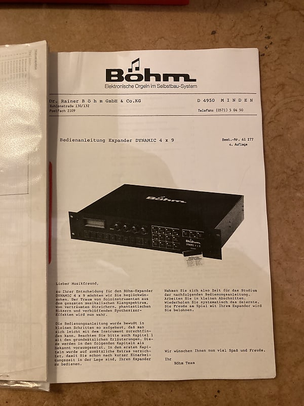 Böhm Dynamic 4x9 Vintage FM Synth with Analogue Phaser + Reverb