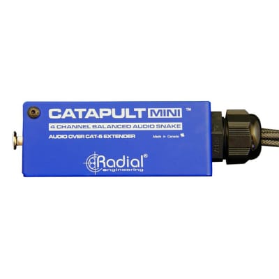 Radial Engineering Catapult MINI RX 4-Ch Cat 5 Audio Snake Breakout Box Male XLR image 2