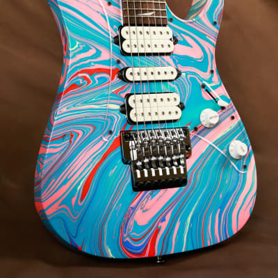 Ibanez Universe UV77PSN Passion and Warfare 25th Anniversary Swirl Electric  Guitar Steve Vai | Reverb Italia