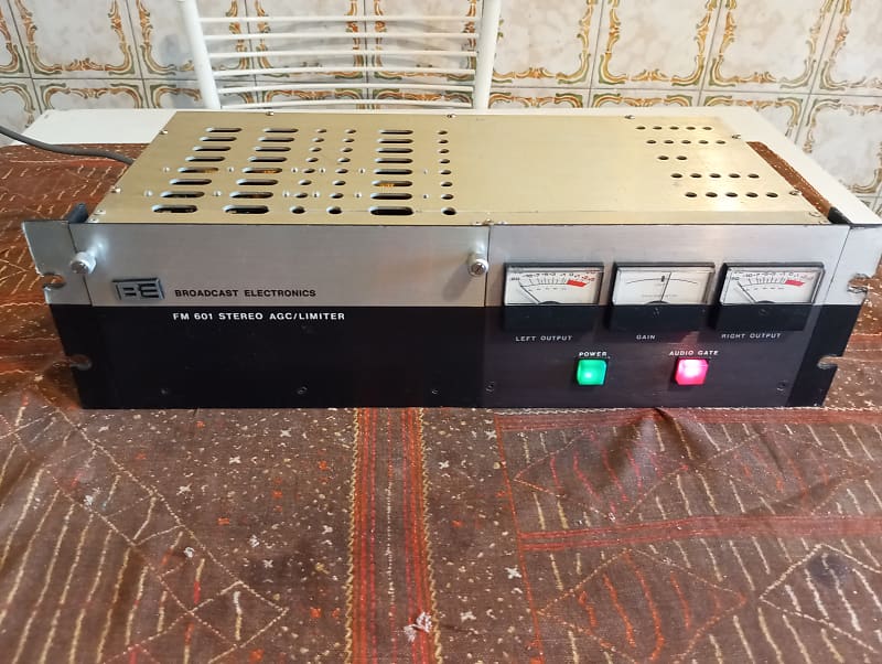 Vintage Broadcast Electronics BE FM601 Stereo limiter Reverb
