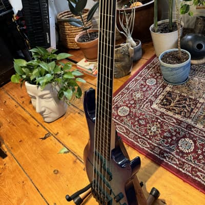 Kiesel Osiris 5 String Fretless Headless Bass - Trans Nightburst - Hard as Nails Fingerboard image 6