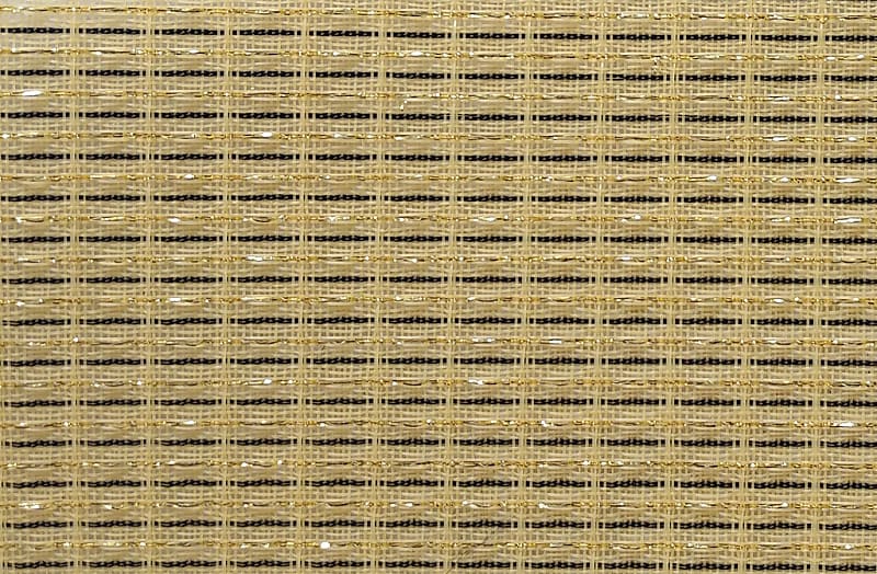 Beige Brown Gold Strip 60x30" grill cloth fabric speaker Reverb