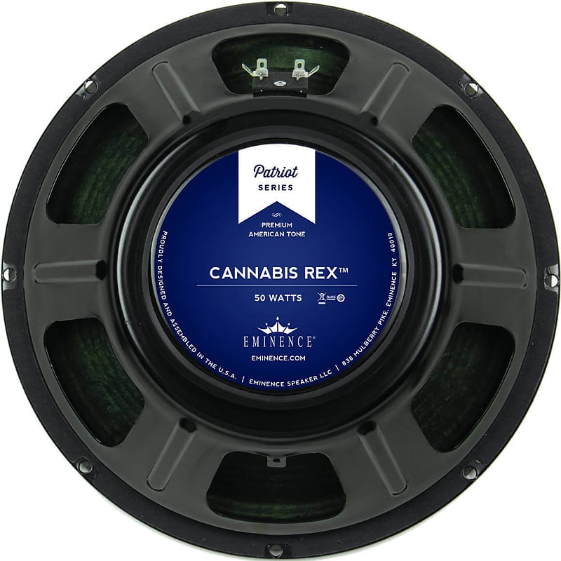 Eminence Cannabis Rex - 16 ohm 12" 50W Hemp Cone Guitar Speaker image 1