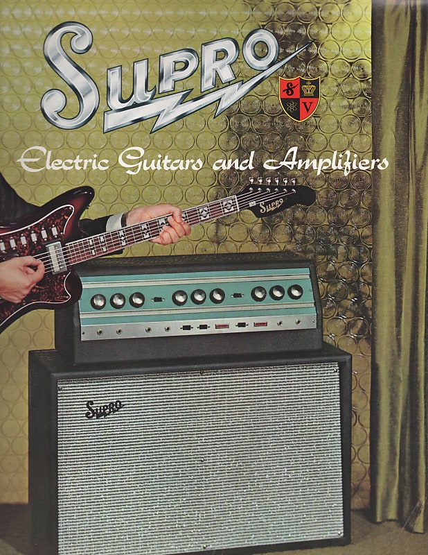 Supro Full Line Catalog, 1966 Reverb