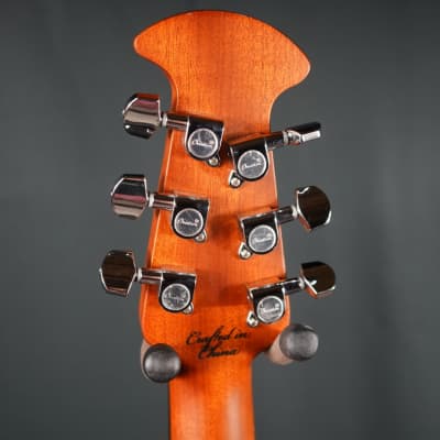 Ovation CE44-RR-G Celebrity Elite Ruby Red Acoustic Guitar Mid Bowl image 5
