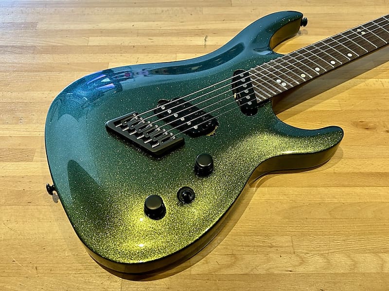 Ormsby SX Carved Top GTR6 (Run16B) Multiscale CH 2023 - Green/Gold Chameleon + Gigbag image 1