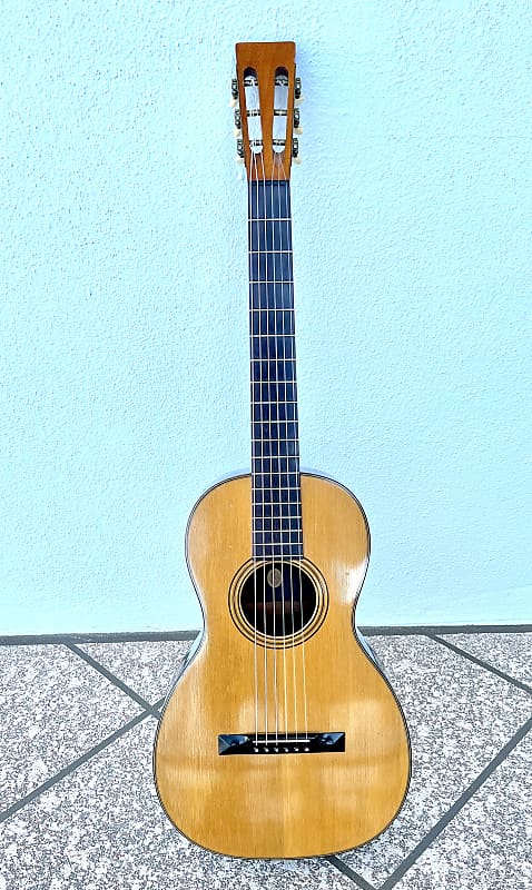 C. Bruno Brazillian Rosewood parlor guitar  c.1890 natural HCase image 1