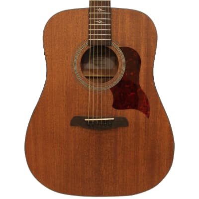 Sawtooth Mahogany Series Dreadnought Acoustic Electric Guitar with Mahogany Back and Sides image 1