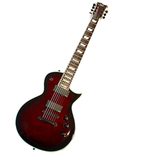 ESP LTD EC-407FM Flame Maple 7-String Electric Guitar