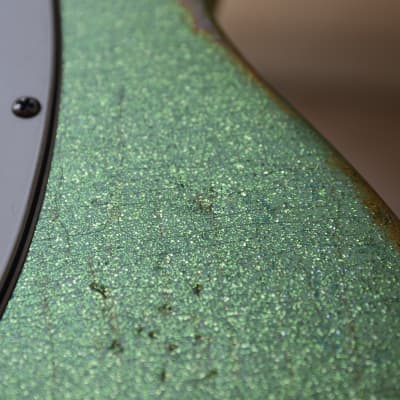 American Fender Telecaster Custom  Heavy Relic Green Sparkle image 19